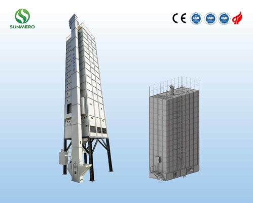 گواهینامه ISO14001 8.47KW خشک کن دانه چرخشی برای گندم ذرت ذرت