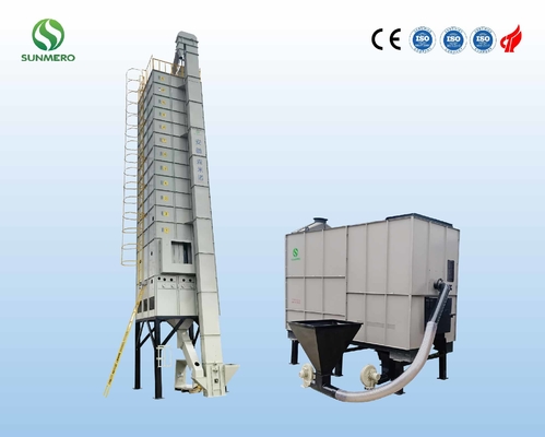 80T Paddy Dryer Machine مزرعه کشاورزی با کوره پوسته برنج