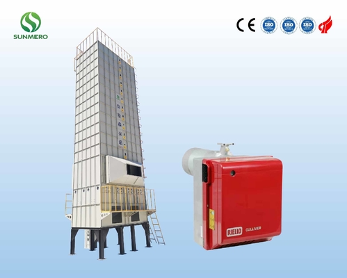 تاییدیه ISO9001 خشک کن برنجی در گردش برای ذرت