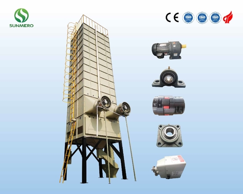 دارای گواهی ISO18001 22T Paddy Grain Dryer با راندمان خشک کردن بالا