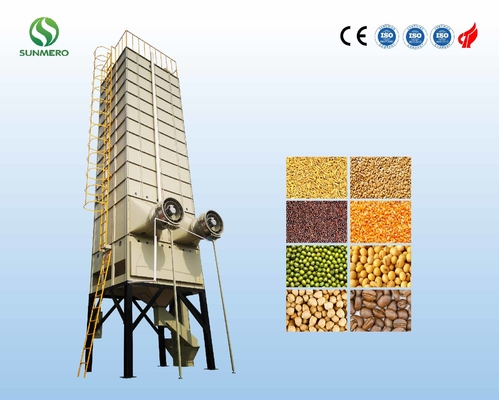 دستگاه پردازش برنج 22T دارای گواهی ISO9001 برای خشک کردن برنج
